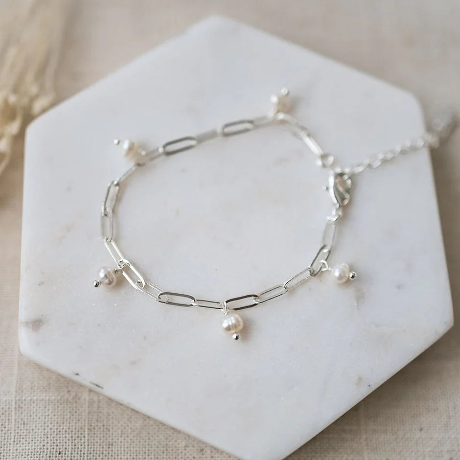 Bracelet - Beatrice Pearl - Silver