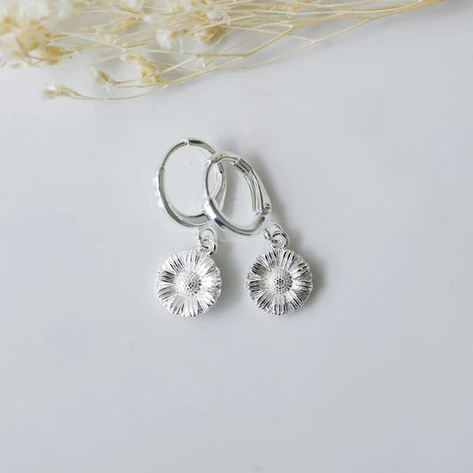 Hoop Earrings - Bloom - Silver