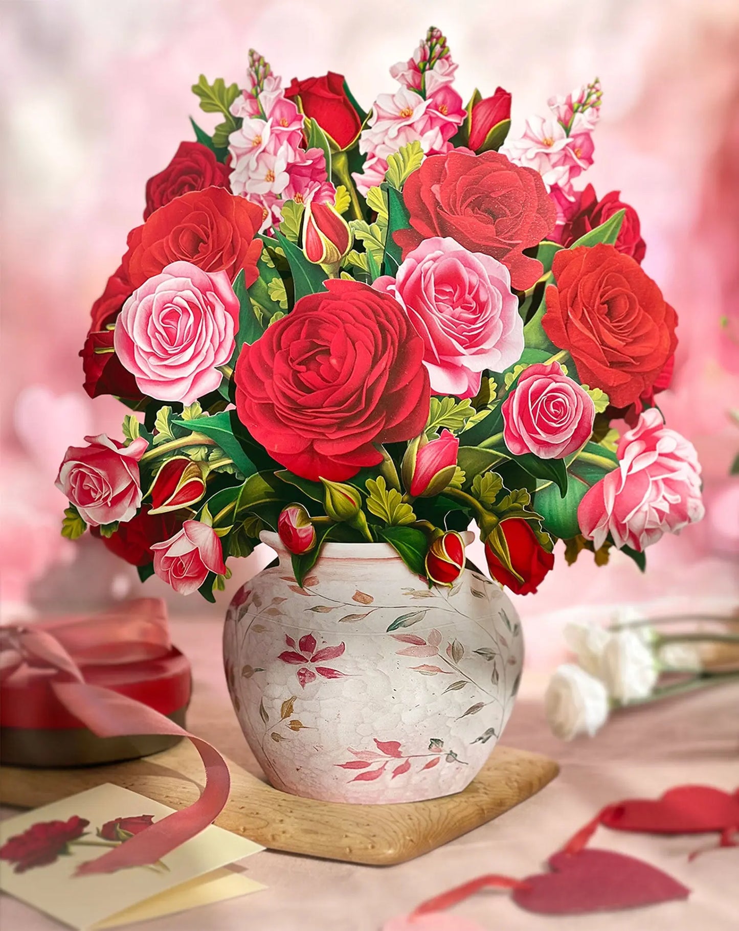 Paper Bouquet - Blooming Roses - 13"
