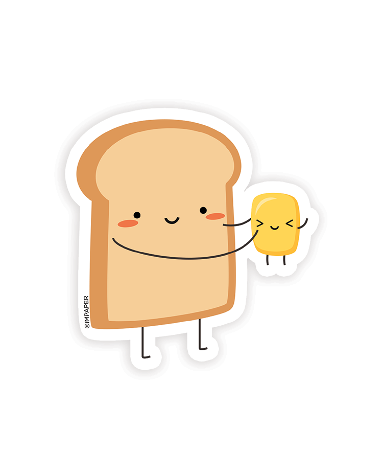 Sticker - Toast & Butter