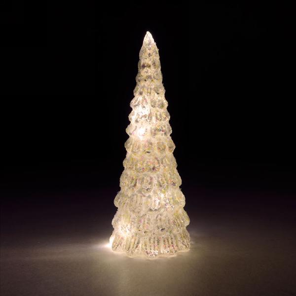 Decor Piece - LED Glitter Tree - Small 10"