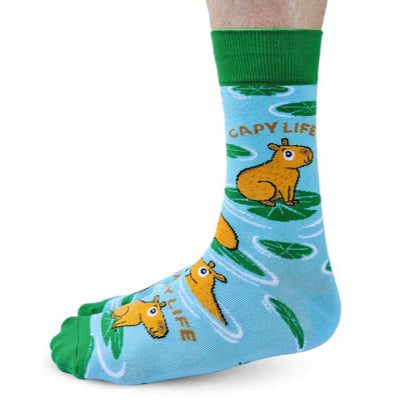 Socks - Large Crew - Capy Life