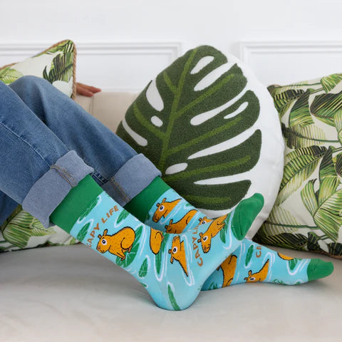Socks - Large Crew - Capy Life