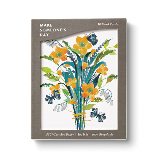 Boxed Cards - Citrus Bouquet - Set of 10