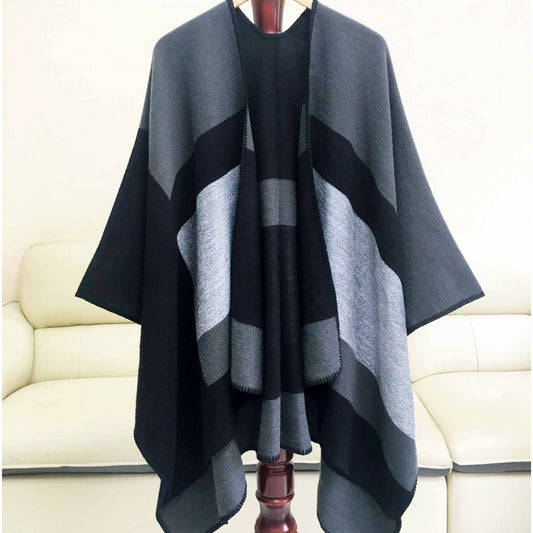 Cape - Colour Block - Black