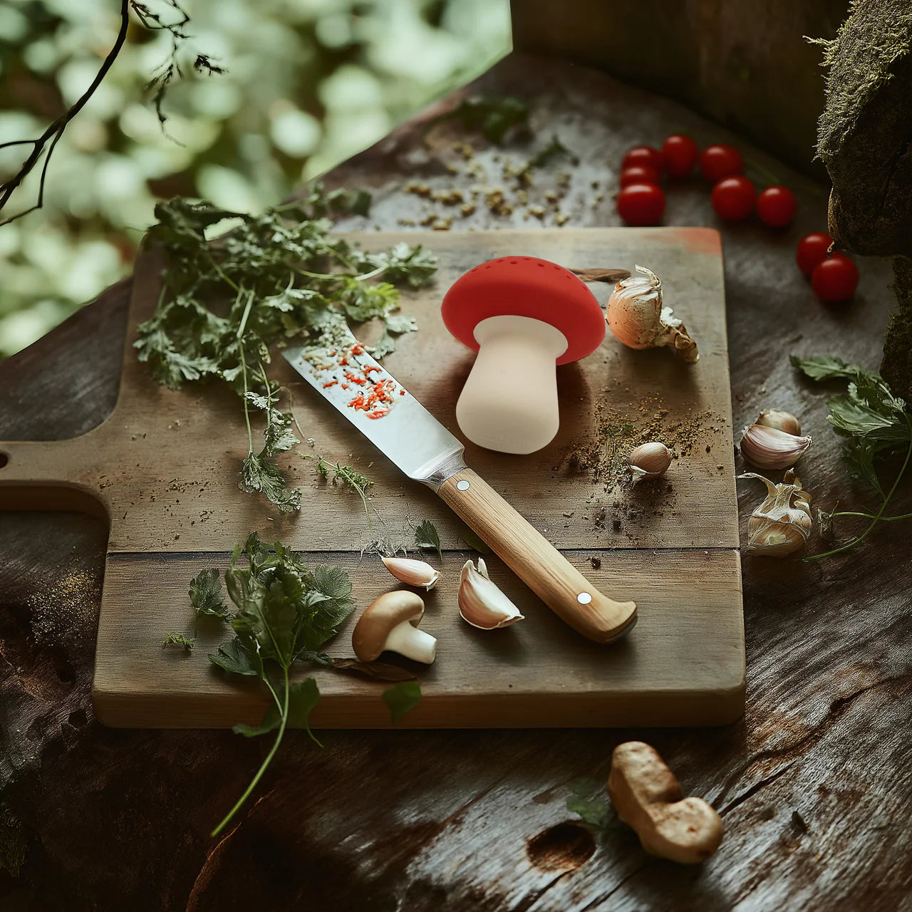 Herb Infuser - Silicone - Mushroom
