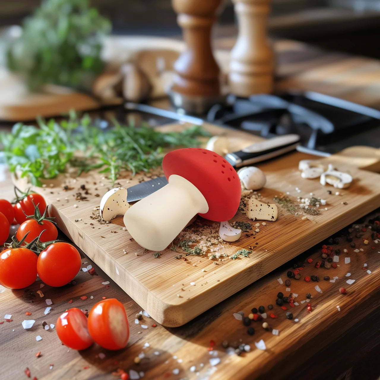 Herb Infuser - Silicone - Mushroom