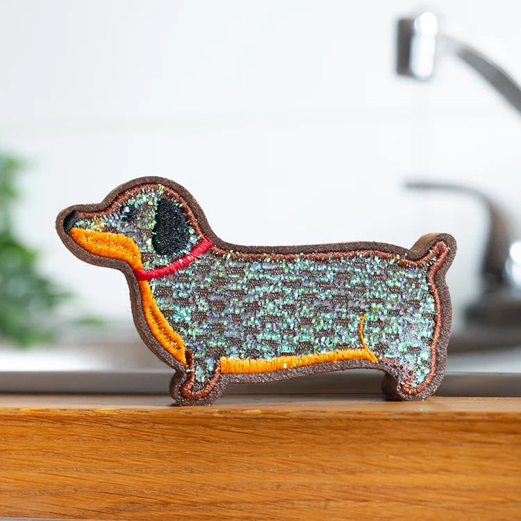 Cleaning Sponge - Dachshund - Set of 2