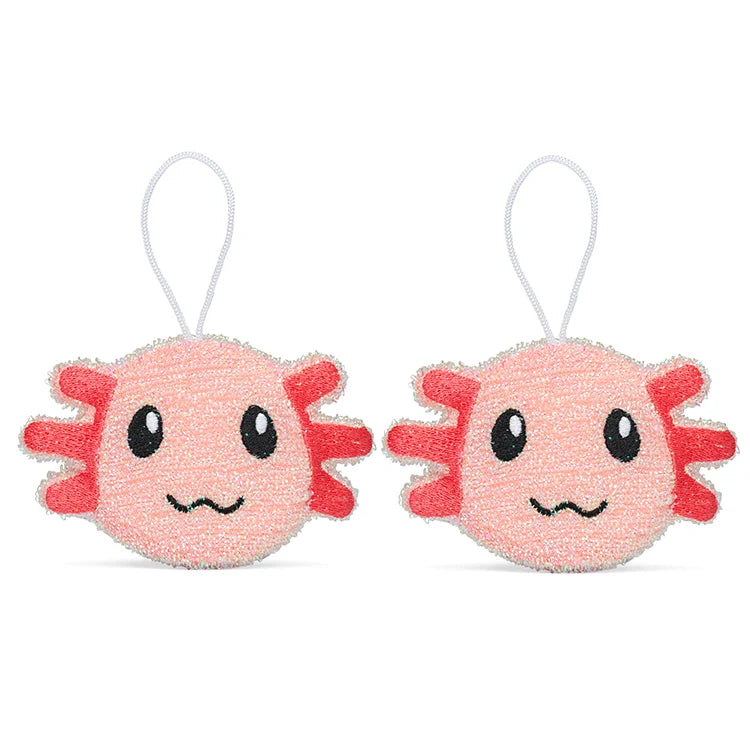 Cleaning Sponge - Axolotl - Set of 2