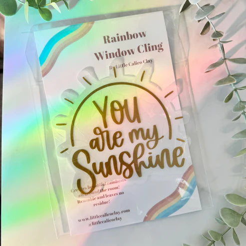 Suncatcher - Window Cling - You Are My Sunshine