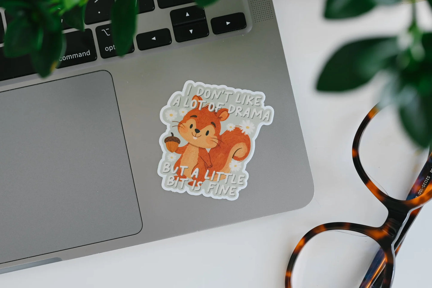 Sticker - A Little Bit Of Drama Is Fine Squirrel