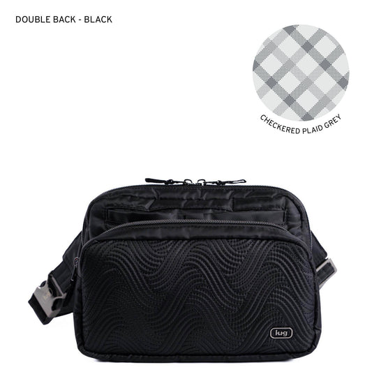 Lug - Double Back Belt Bag - Black