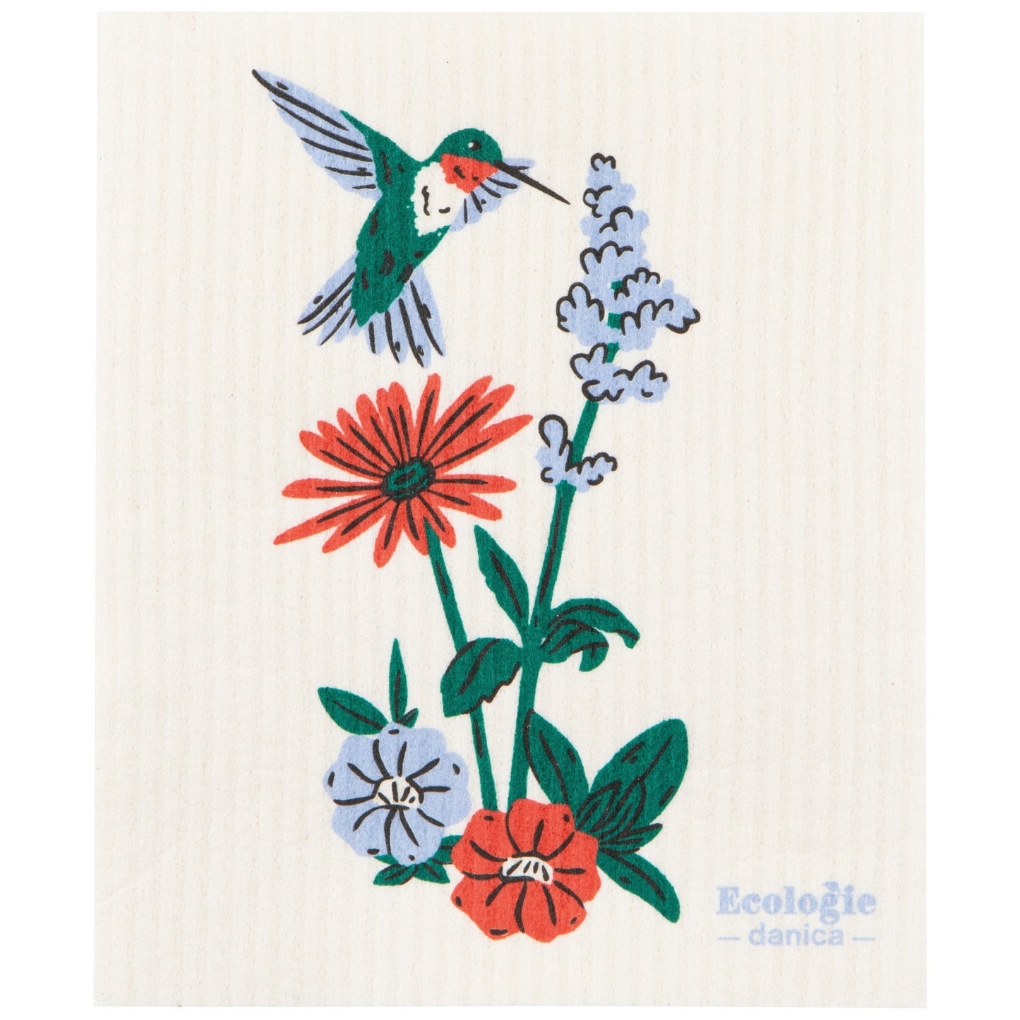 Swedish Dishcloth -  Hummingbird