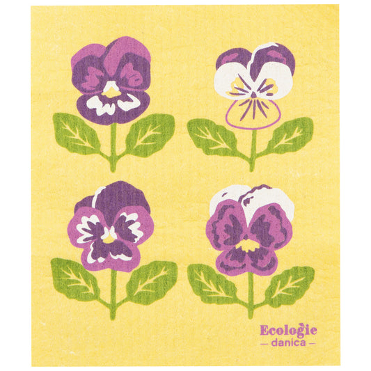 Swedish Dishcloth -  Pansy