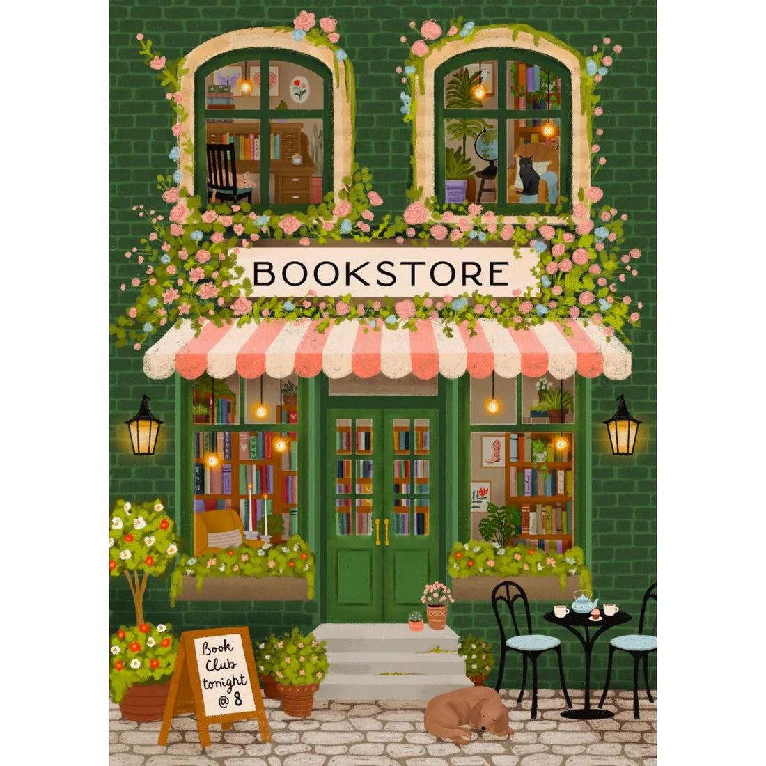 Puzzle - Emerald Bookstore - 1000 Piece