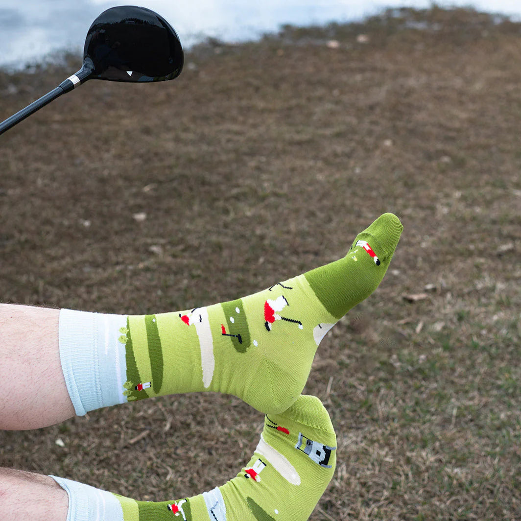 Socks - Large - Golf Scene