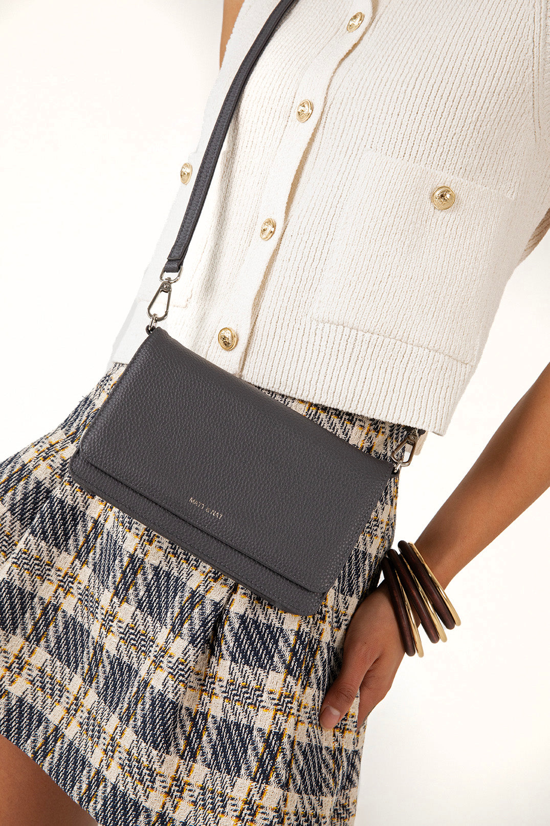 Matt & Nat - Bee Crossbody Bag - Black