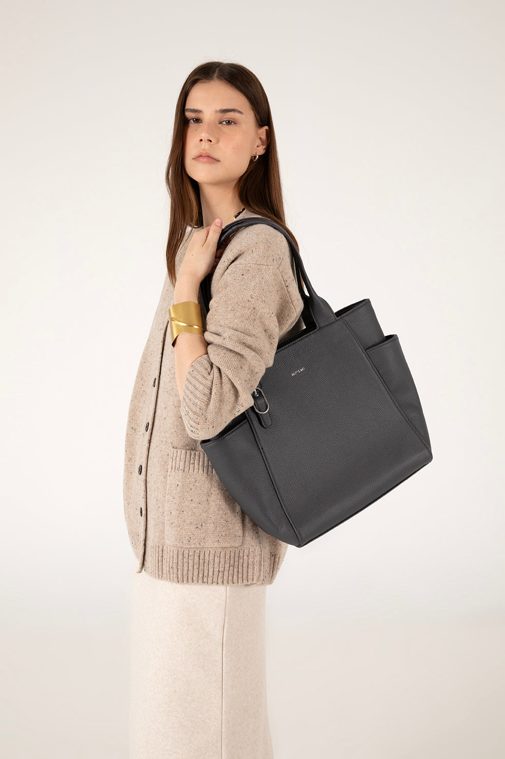 Matt & Nat - Iona Tote Bag - Coal