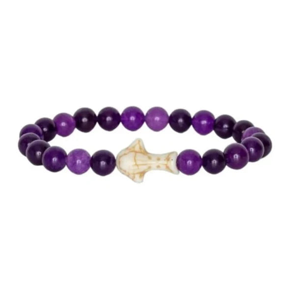 Animal Tracking Bracelet - Quest Whale Shark - Deep Purple