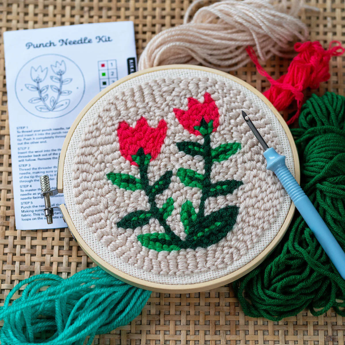 Punch Needle Kit - Tulips