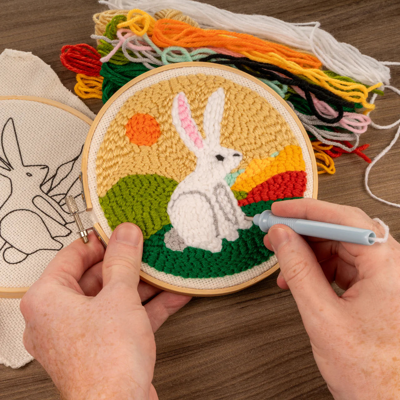Punch Needle Kit - Hare