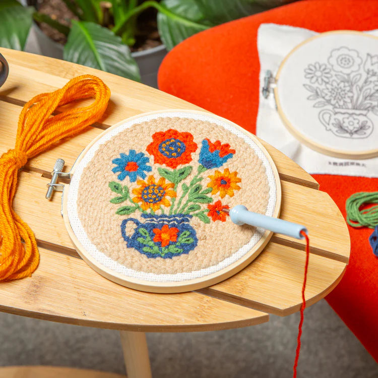 Punch Needle Kit - Flower Bouquet