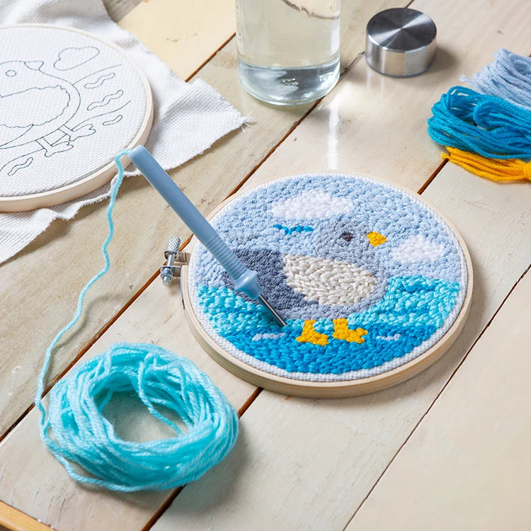 Punch Needle Kit - Pigeon