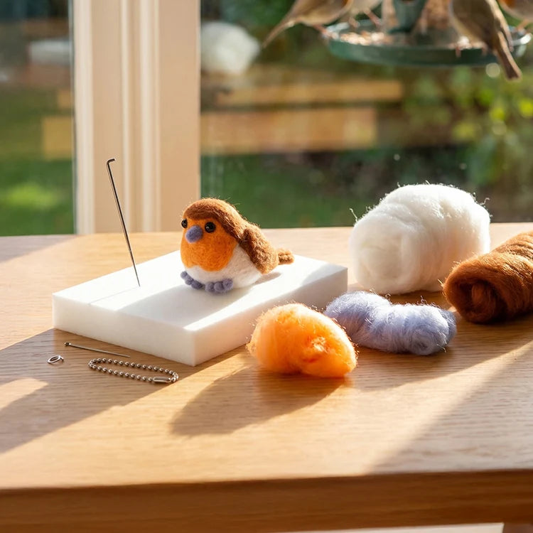 Needle Felting Kit - Bird