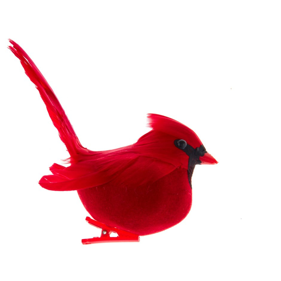 Ornament - Bird Clip - Cardinal