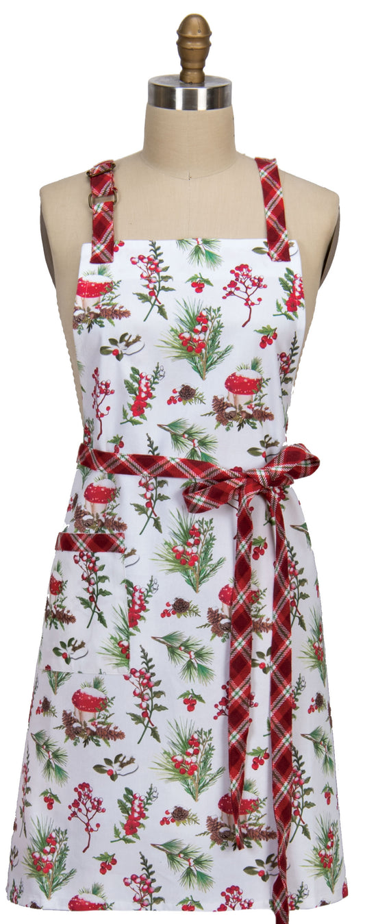 Apron - Snow Capped Mushrooms