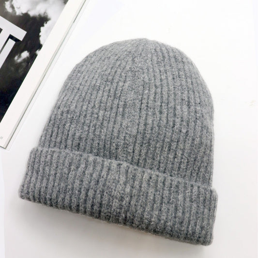 Hat - Knitted - Light Grey