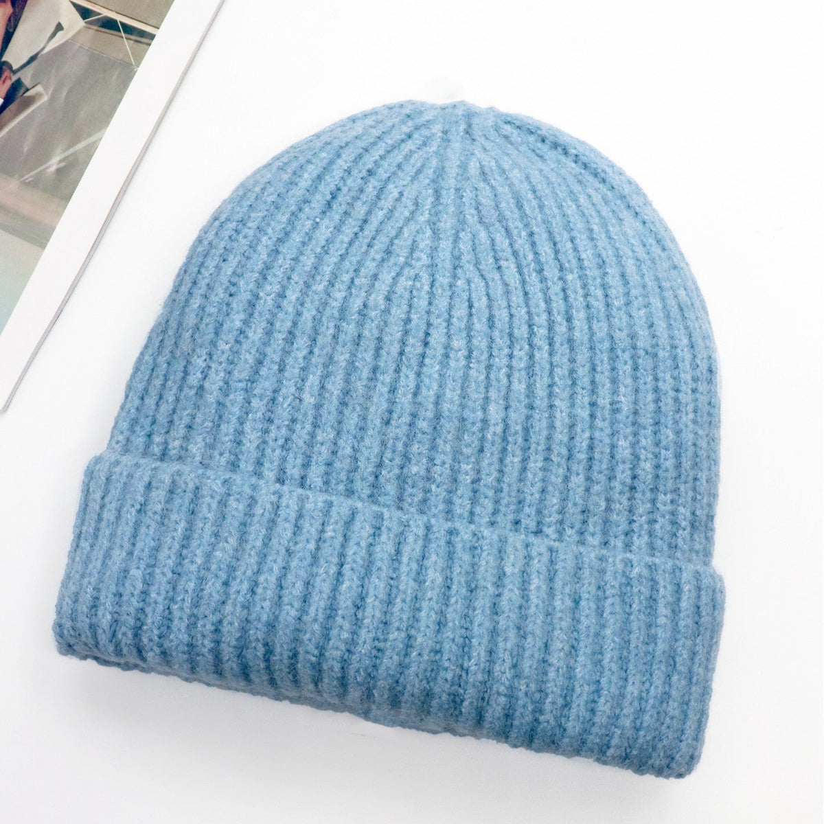 Hat - Knitted - Blue
