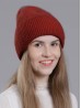 Hat - Knitted - Burgundy
