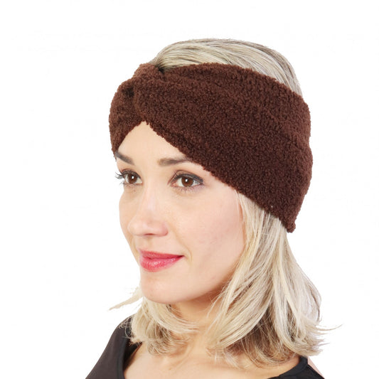 Headwrap - Fleece - Brown