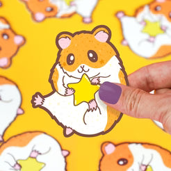 Sticker - Hamster Star
