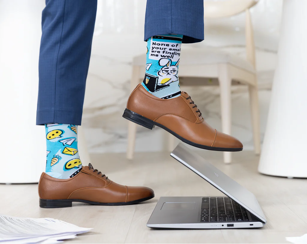 Socks - Large Crew - Inbox Bunny