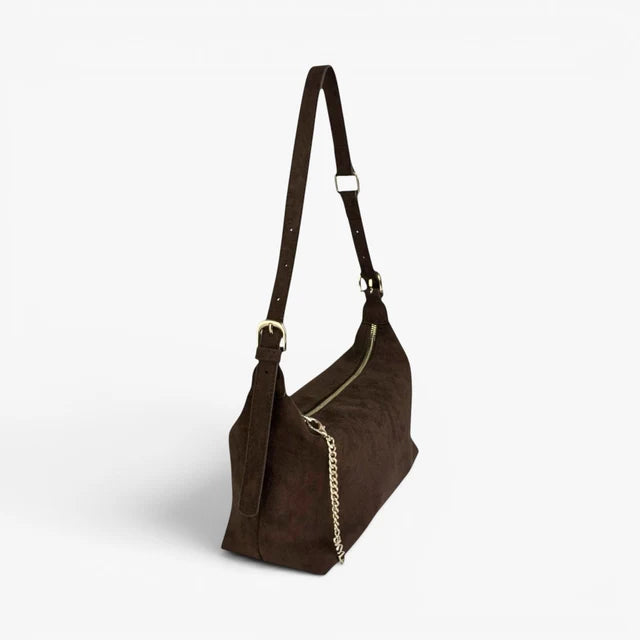 Skyla - Ivy - Suede Chocolate Brown