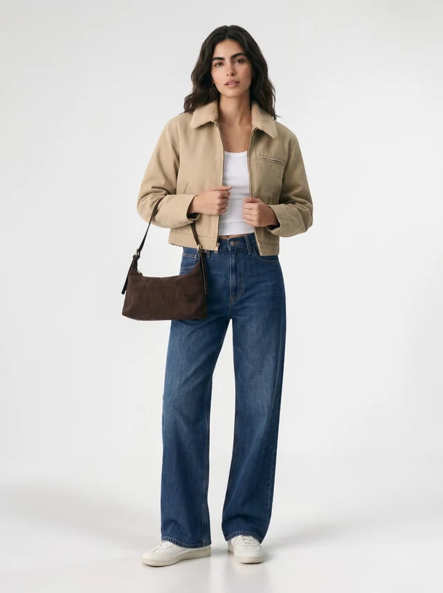 Skyla - Ivy - Suede Chocolate Brown