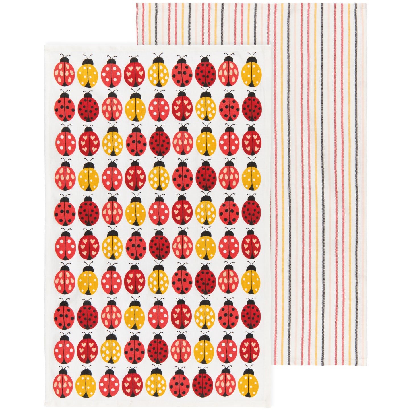 Dish Towel Set - Ladybugs - Set of 2