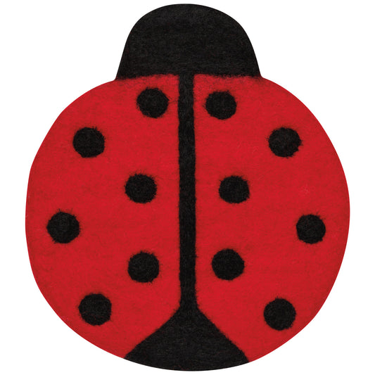Trivet - Ladybug - Wool