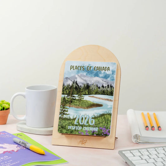 Desktop Calendar - Places of Canada - 2026