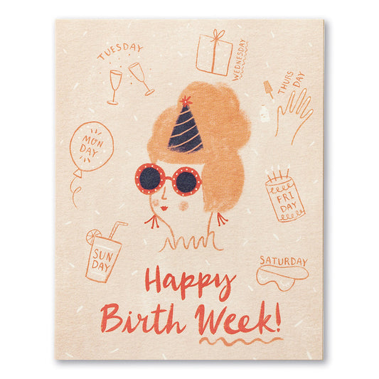 Card - Birthday - Happy Birth Week