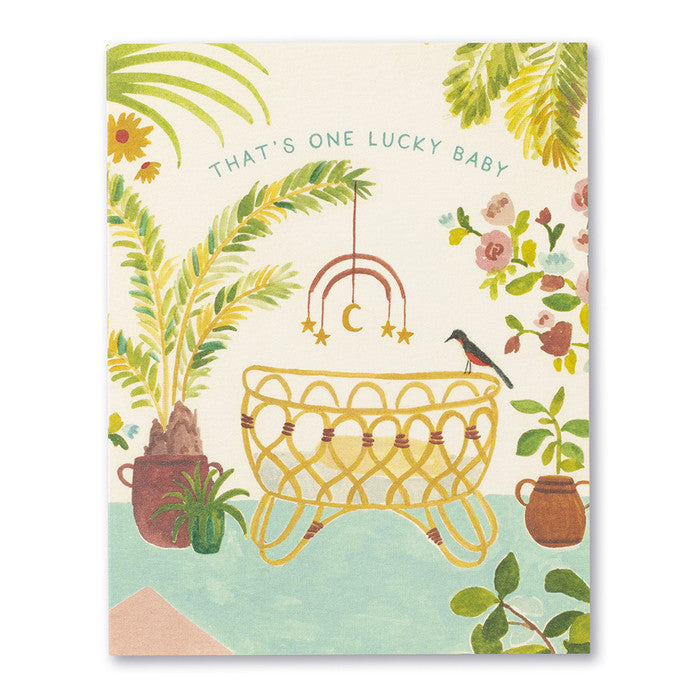 Card - New Baby - That's One Lucky Baby