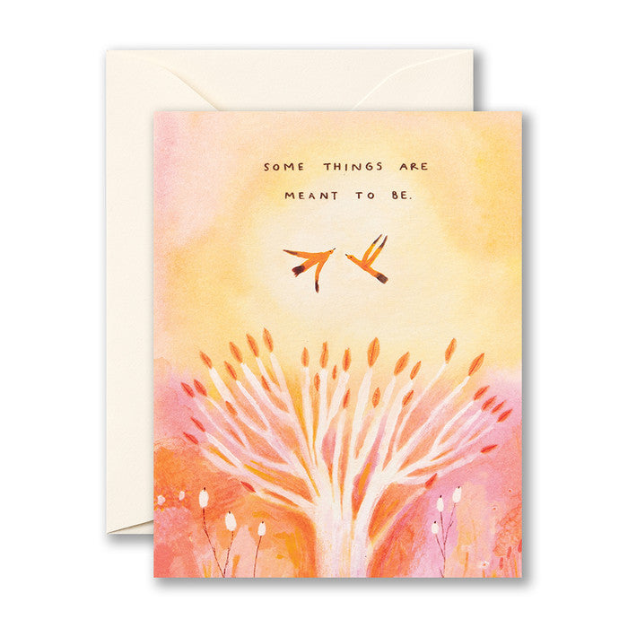 Card - Wedding - Some Things Are Meant To Be