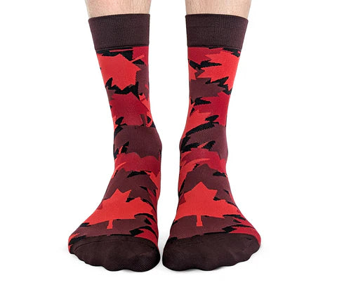 Socks - Large Crew - Maple Leaf