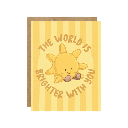 Card - Birthday - The World is Brighter With You