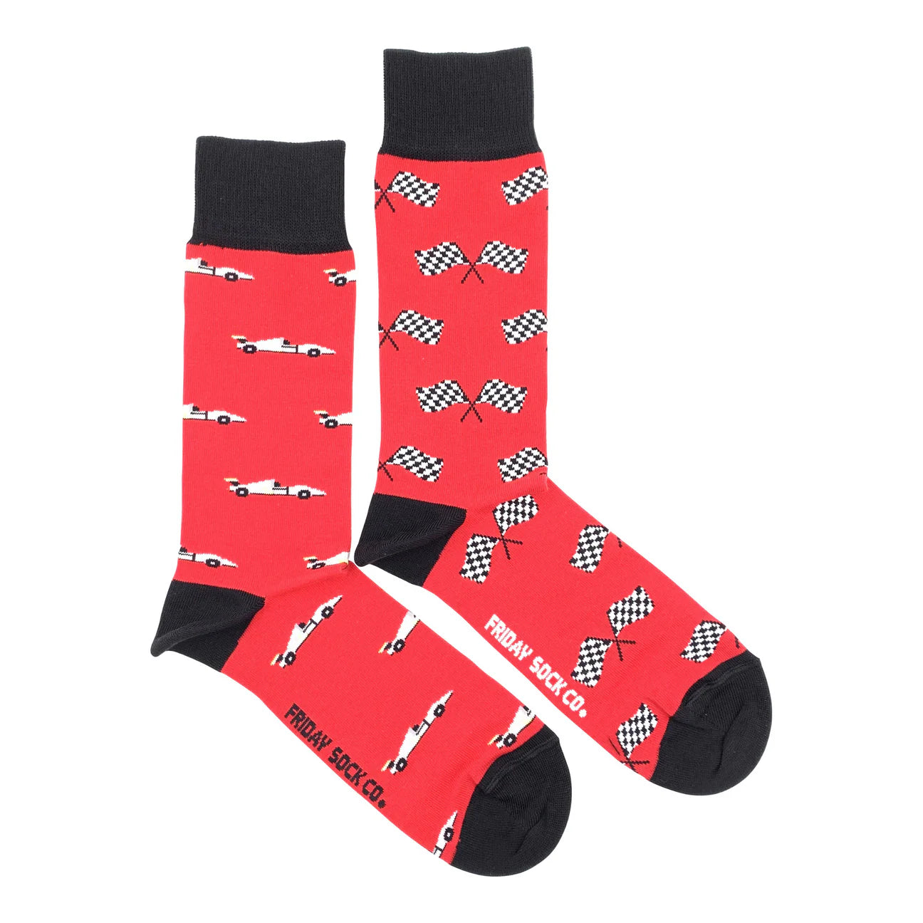 Socks - Large - Race Cars