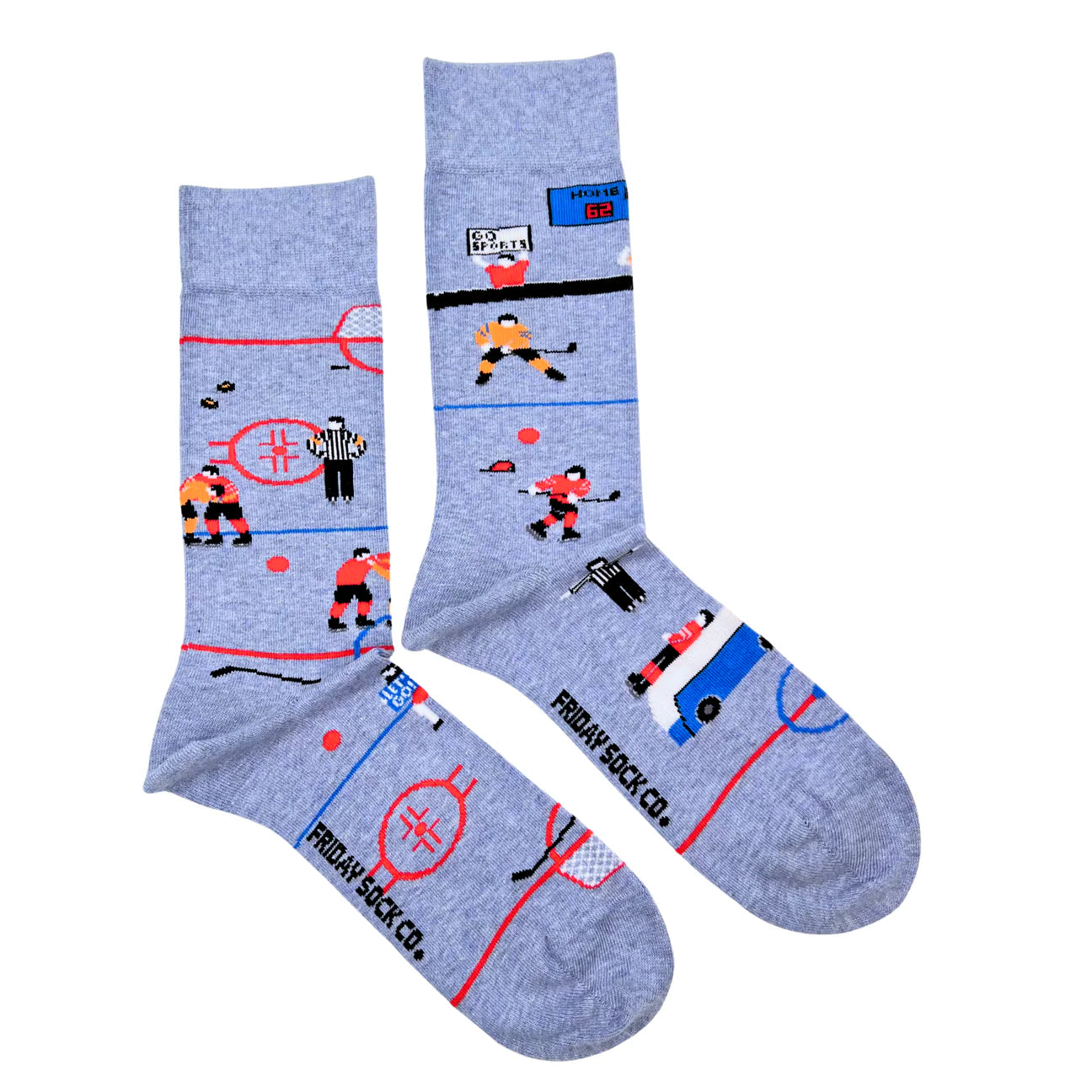 Socks - Large - Funny Hockey Scene