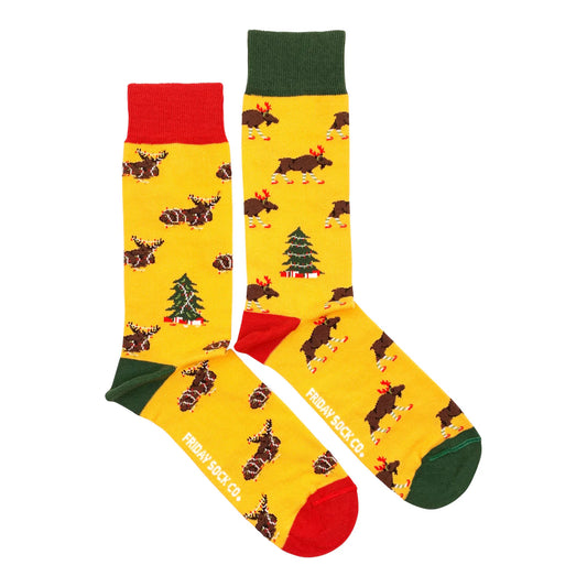 Socks - Large - Ugly Christmas Moose