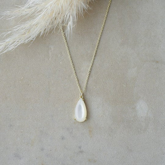 Necklace - Marmee Mother of Pearl - Gold